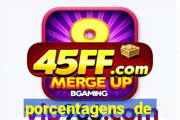porcentagens de jogos pagantes
